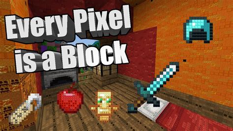 Minecraft But We’re On ONE PIXEL BLOCK! .